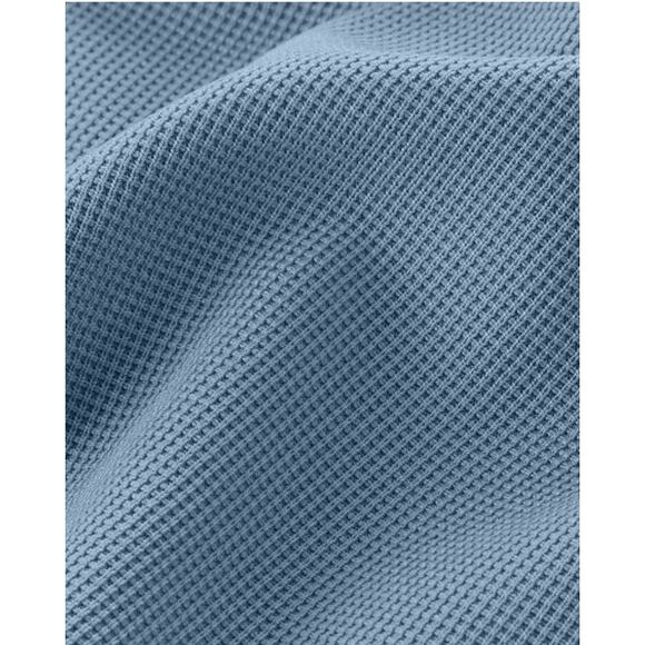 High Waisted Side Pocket Wide Leg Waffle Work Pants Color: Mountain Spring - Picture 3 of 4